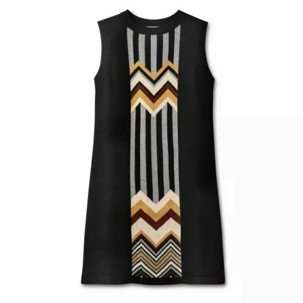 Missoni Zig Zag Retro Crewneck Sweater Dress - Size M